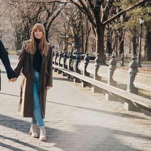 NA-KD Claire Rose Brown Jacket